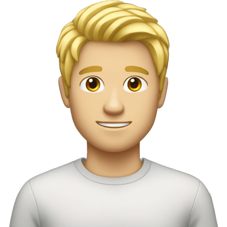 guy with blond hair and jonko emoji