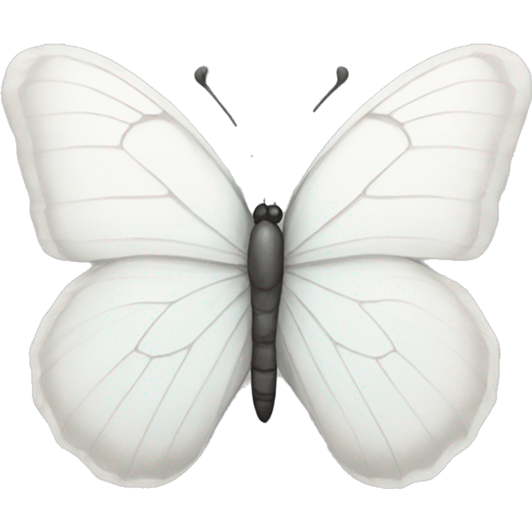 white butterfly emoji