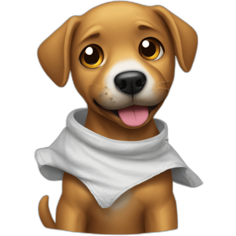 dog-tearing-up-a-tshirt emoji