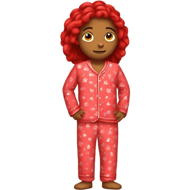 red pyjama  emoji