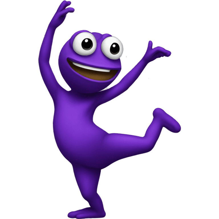 purple pepe dancing emoji