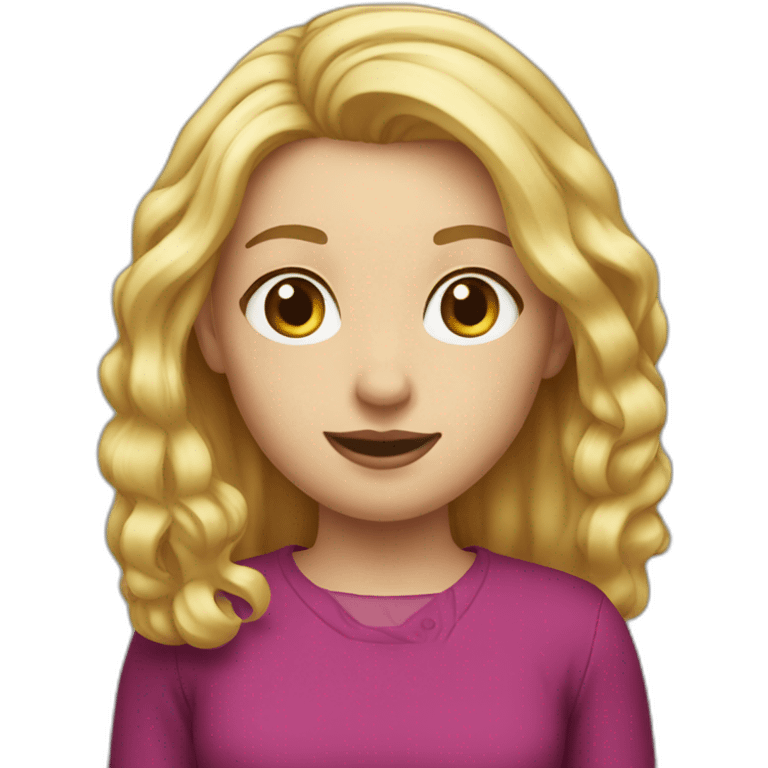 fcb-girl-blonde-hair emoji