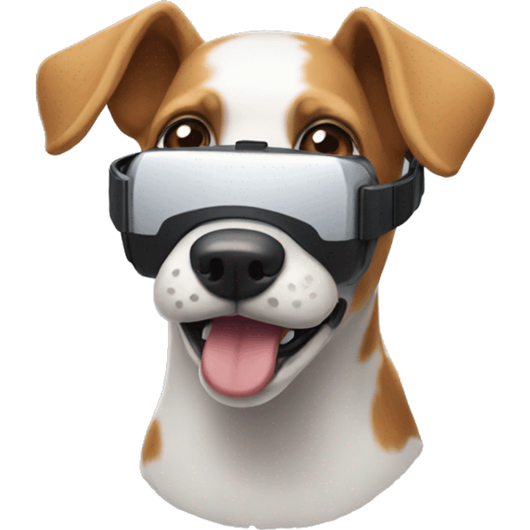 vR dog emoji