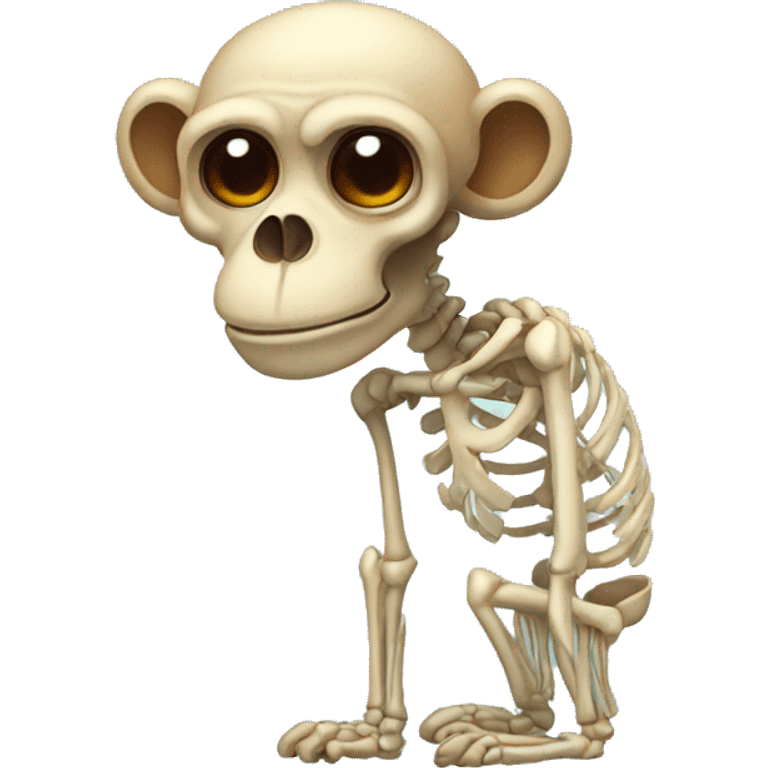 monkey skeleton emoji