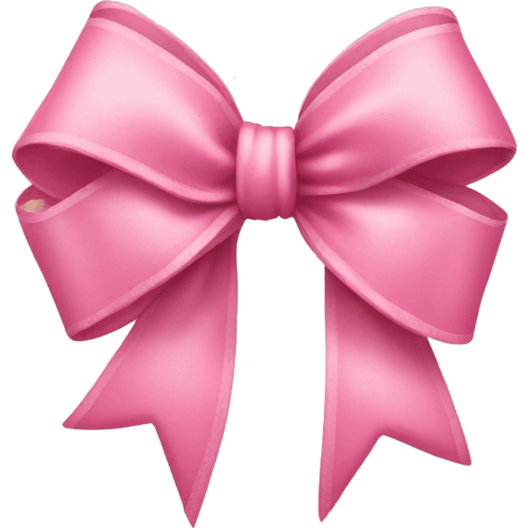 Pretty pink laced bow emoji