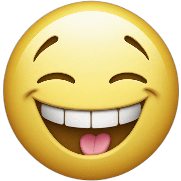 The big smiley face has a word "乐" in its mouth emoji