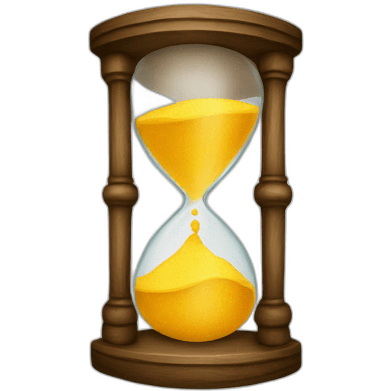 Hour glass emoji