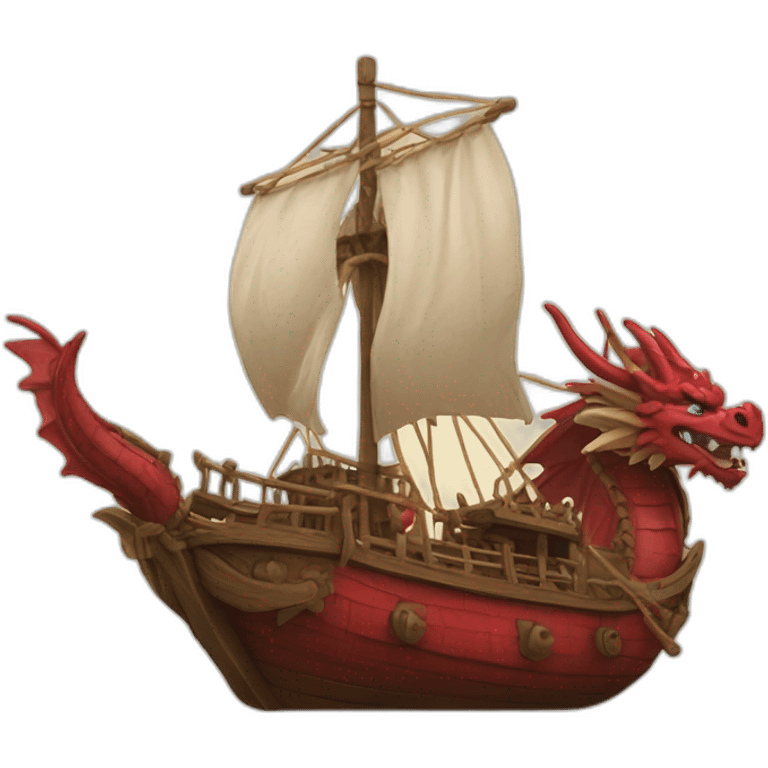 Dragon ship emoji