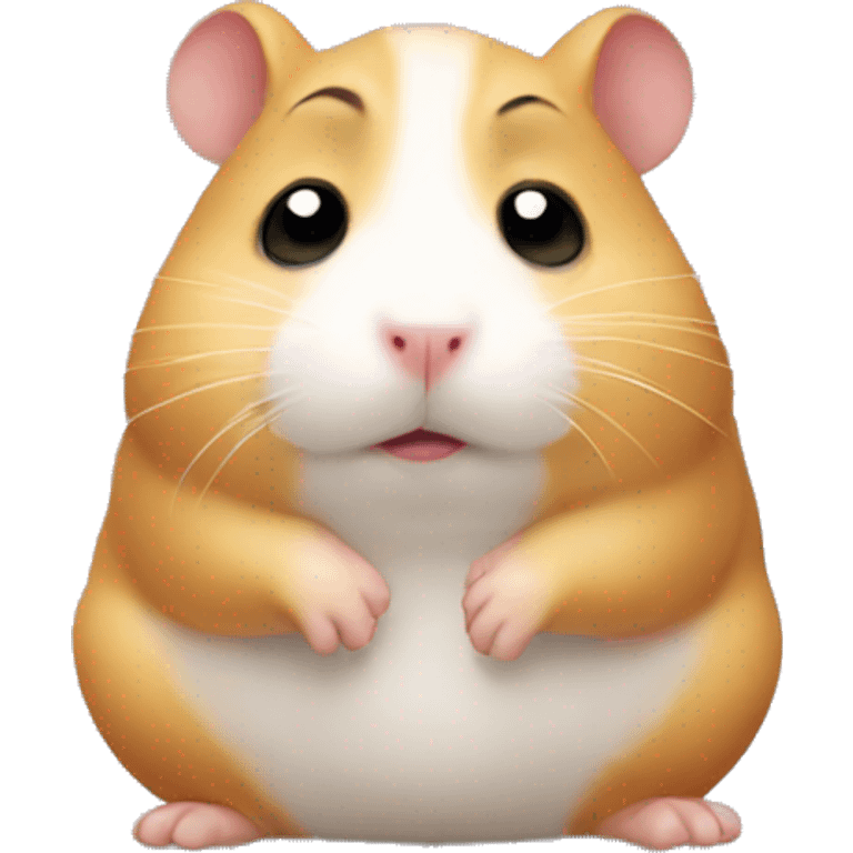 Sad hamster  emoji