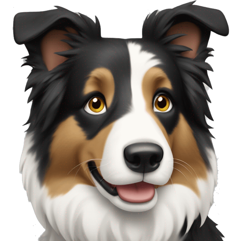 ￼Bordie collie emoji