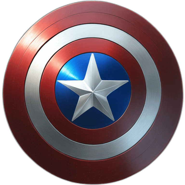 captain america shield with META logo replacing the star  emoji