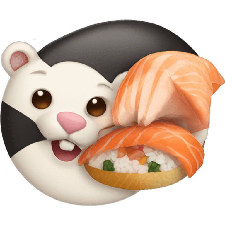 Bear Rats Sushi emoji