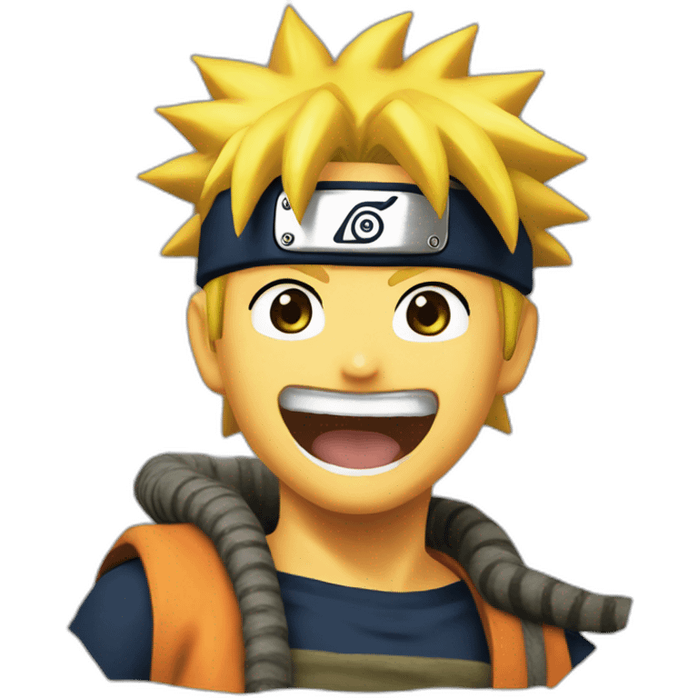 Naruto uzumaki happy emoji