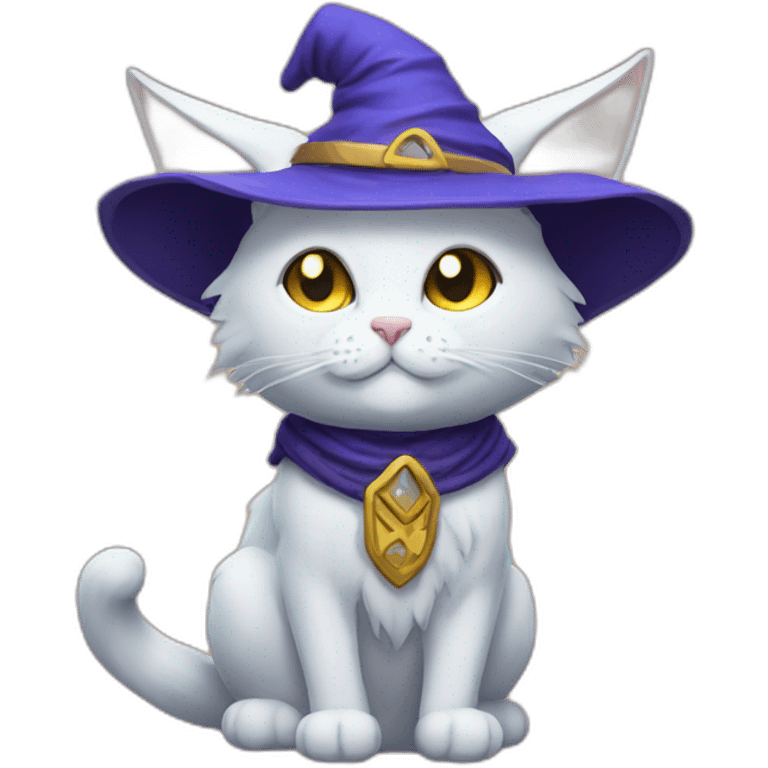 Rune wizard cat emoji