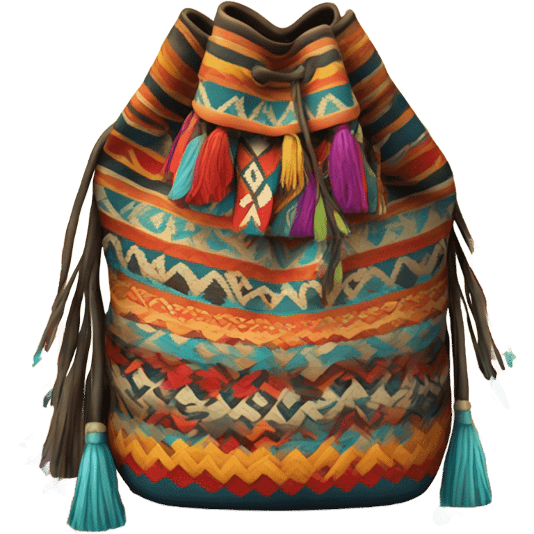 mochila indigena artesanal emoji