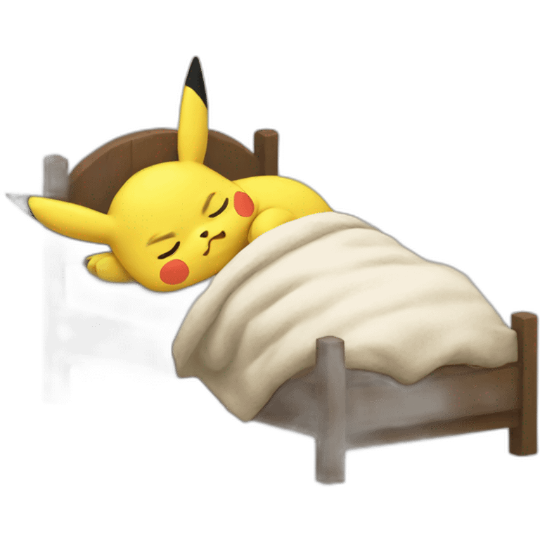 Sleeping pikachu emoji