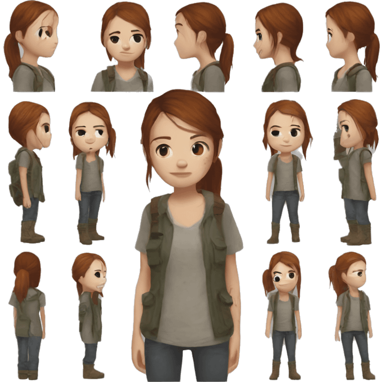 Ellie the last of us Little bit dezoom emoji