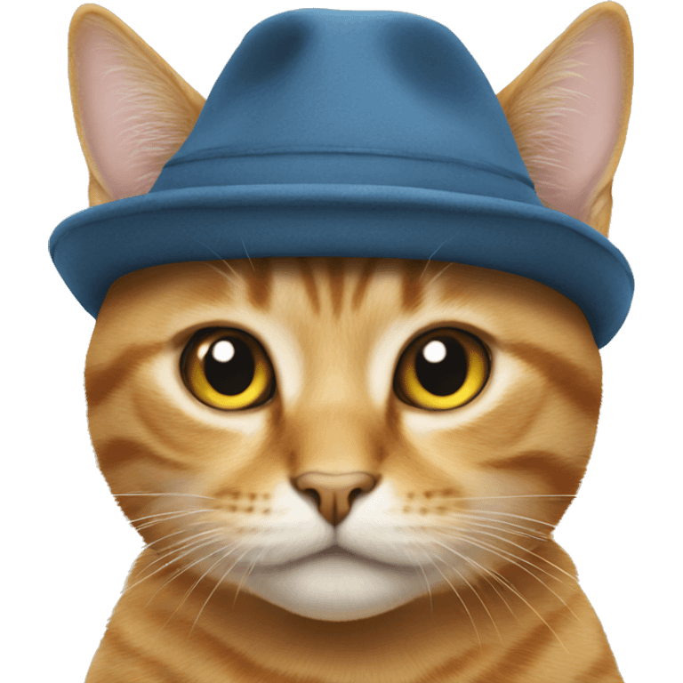 Cat wearing a hat  emoji