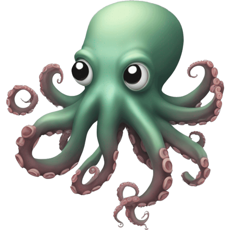 Octopus doing :O emoji