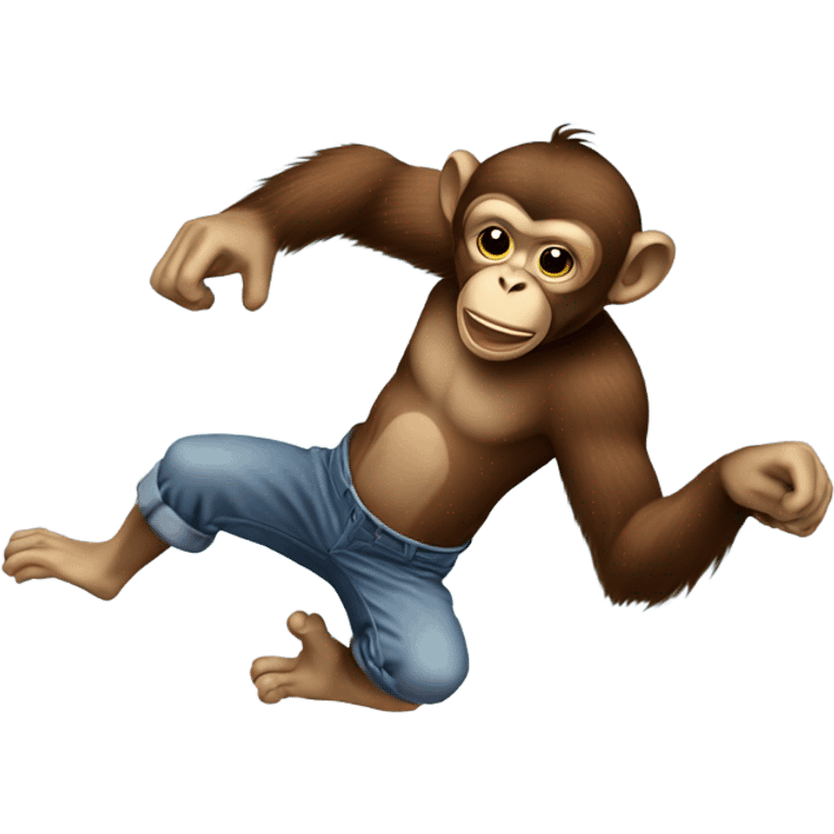 Breakdancing Monkey emoji