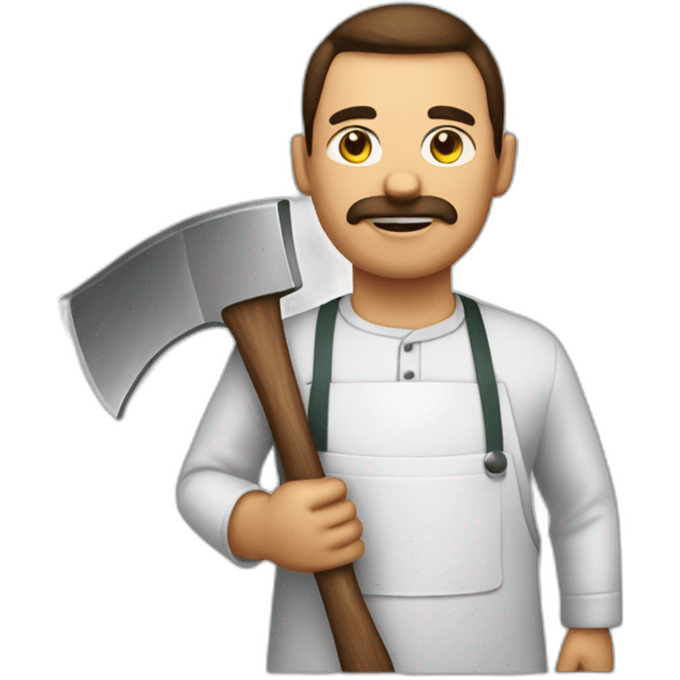 butcher with axe emoji