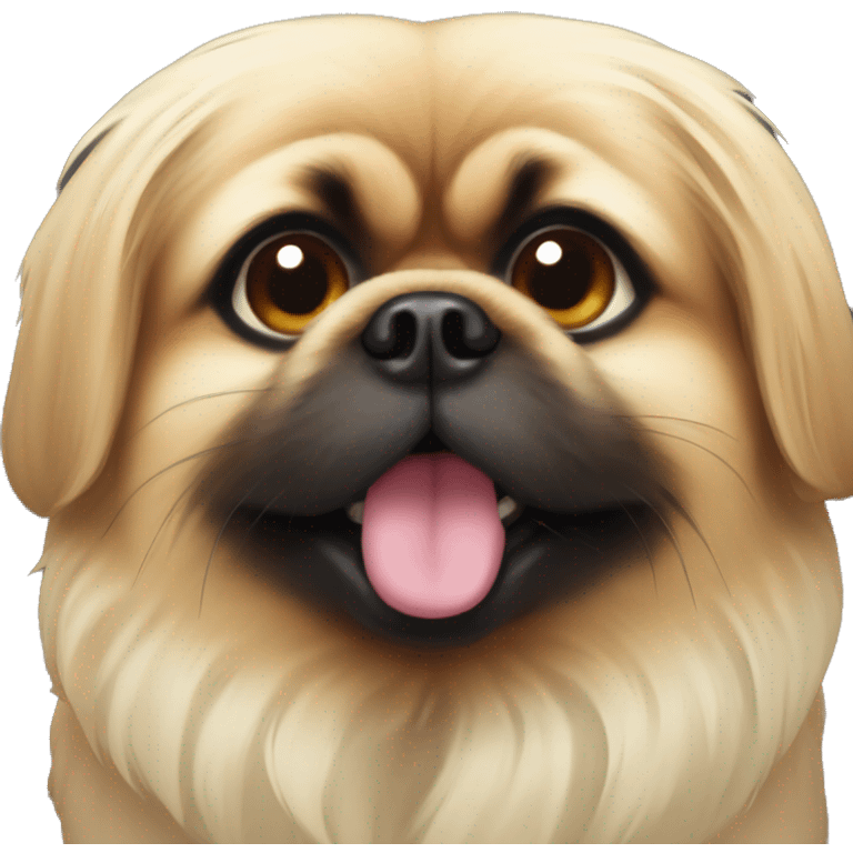 pekingese dog emoji