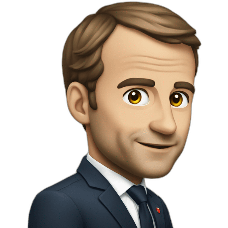 Macron sur tortu emoji