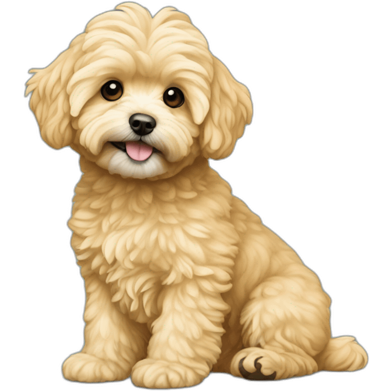 kaiser yellow maltipoo emoji