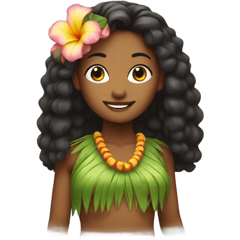 hula girl emoji