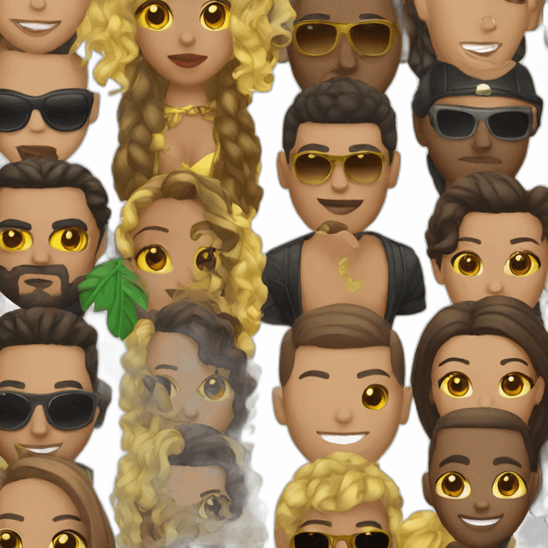 reggaeton party emoji