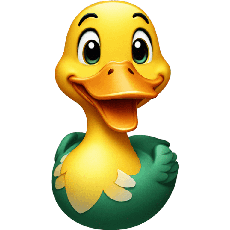 Happy duck emoji