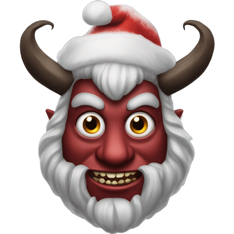 krampus from christmas movie emoji