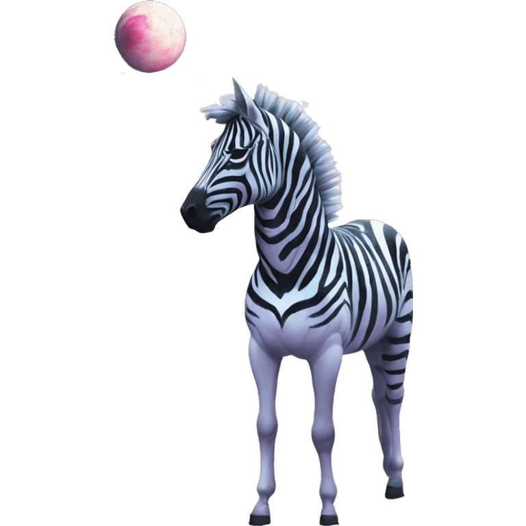 Zebra sparkling nebula unicorn Pegasus collage roses flowers palm trees tropical  emoji