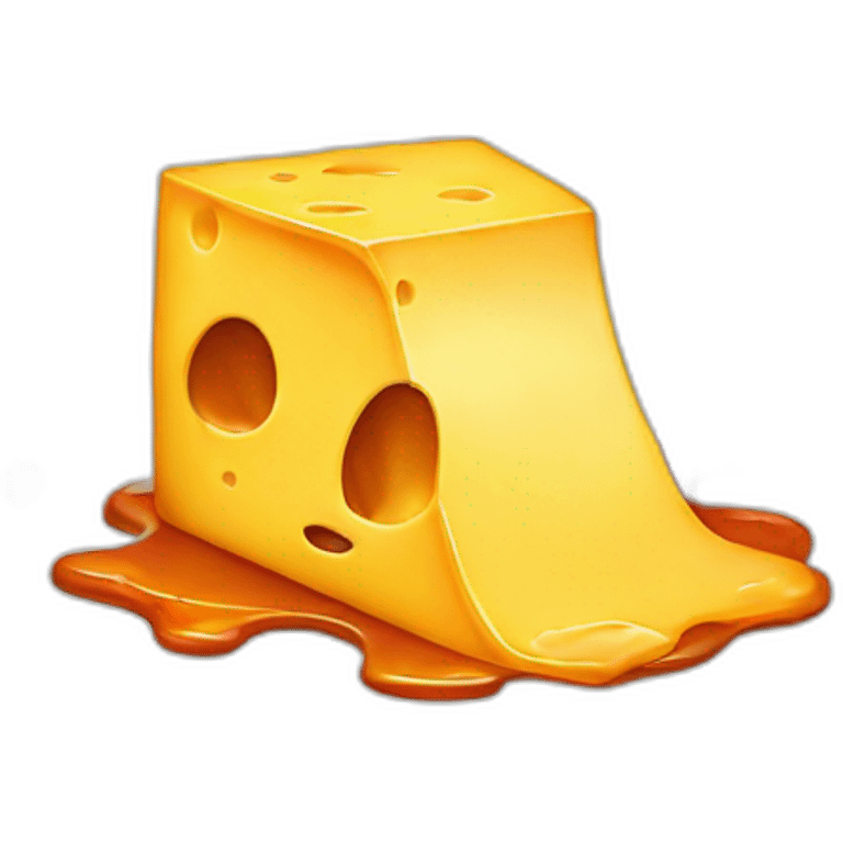 melting cheese emoji