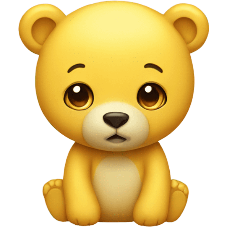 cute yellow bear emoji