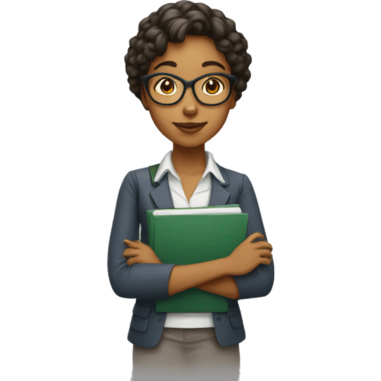 Menina na academia  emoji