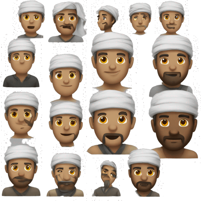 فتاه لون الشعر بني مع لباس نينجا emoji