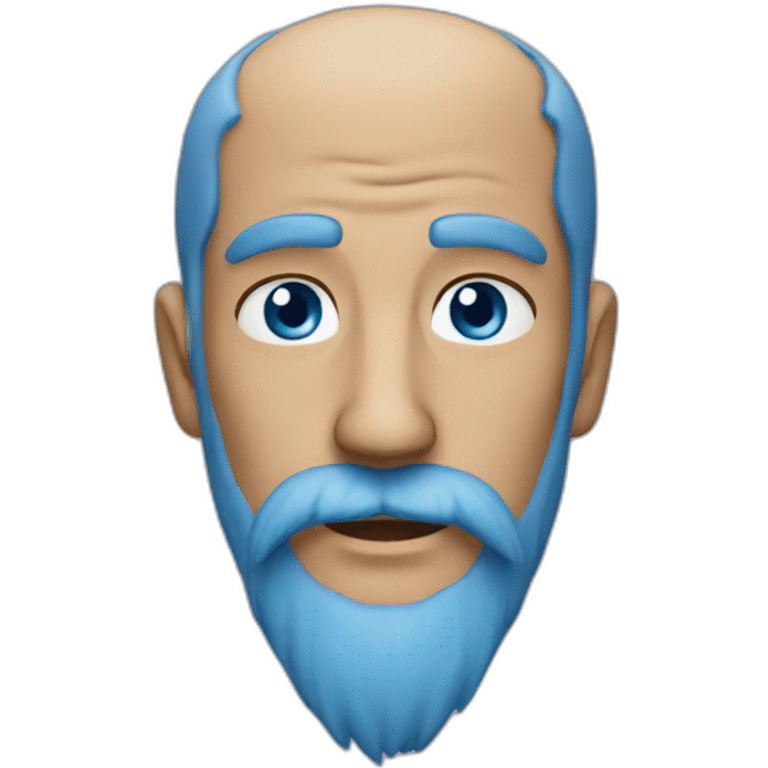 blue beard emoji