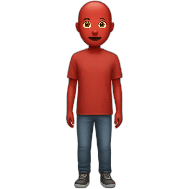 red-person emoji