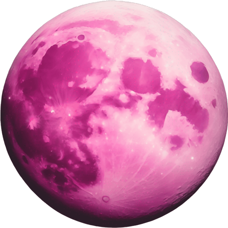 pink moon emoji