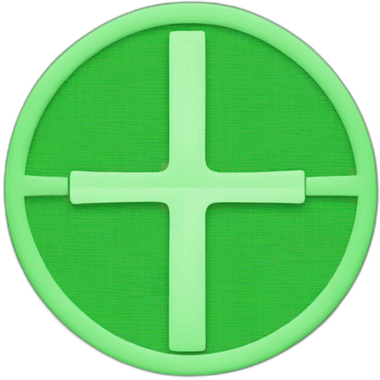 circle cross green emoji