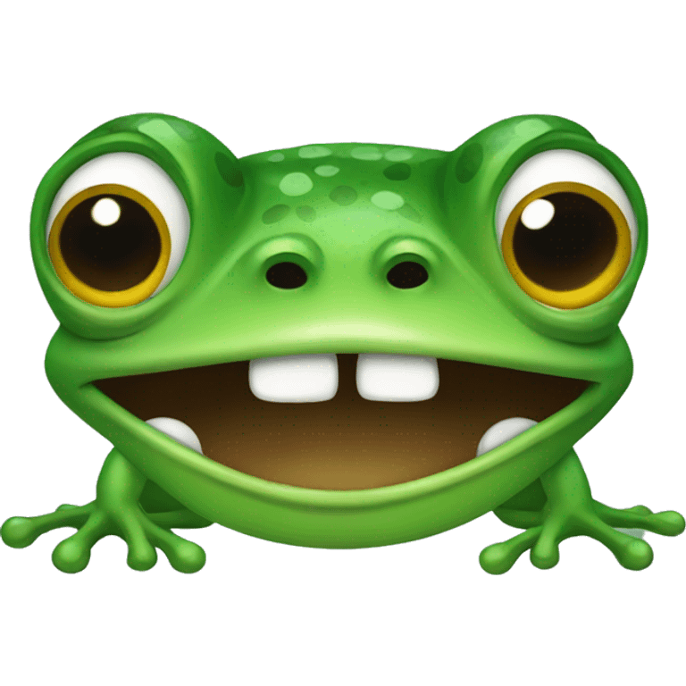 Angry frog emoji