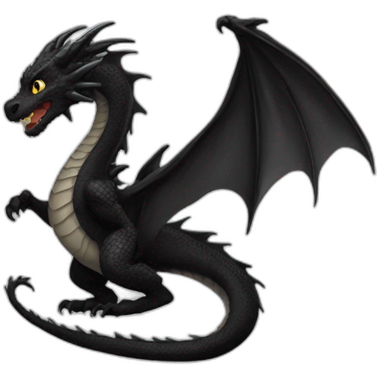 black dragon emoji