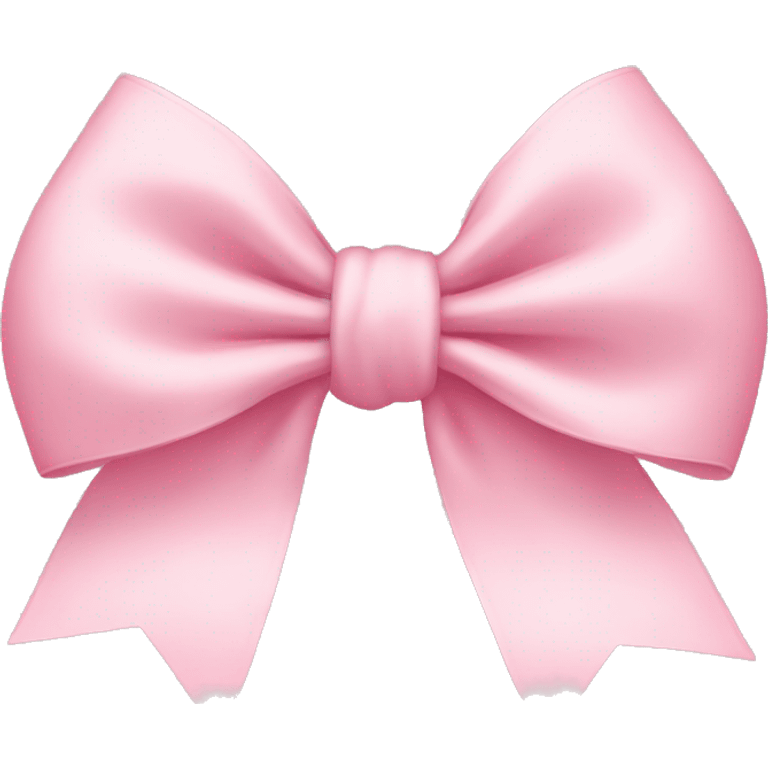 Light pink bow emoji