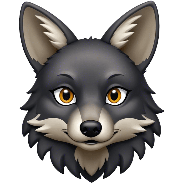 Black Coyote emoji