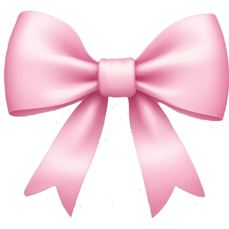 Pastel pink bow  emoji