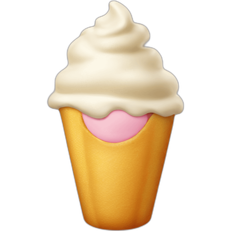 French fries ice cream emoji