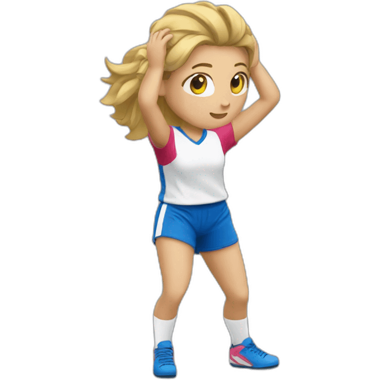 handball fille emoji