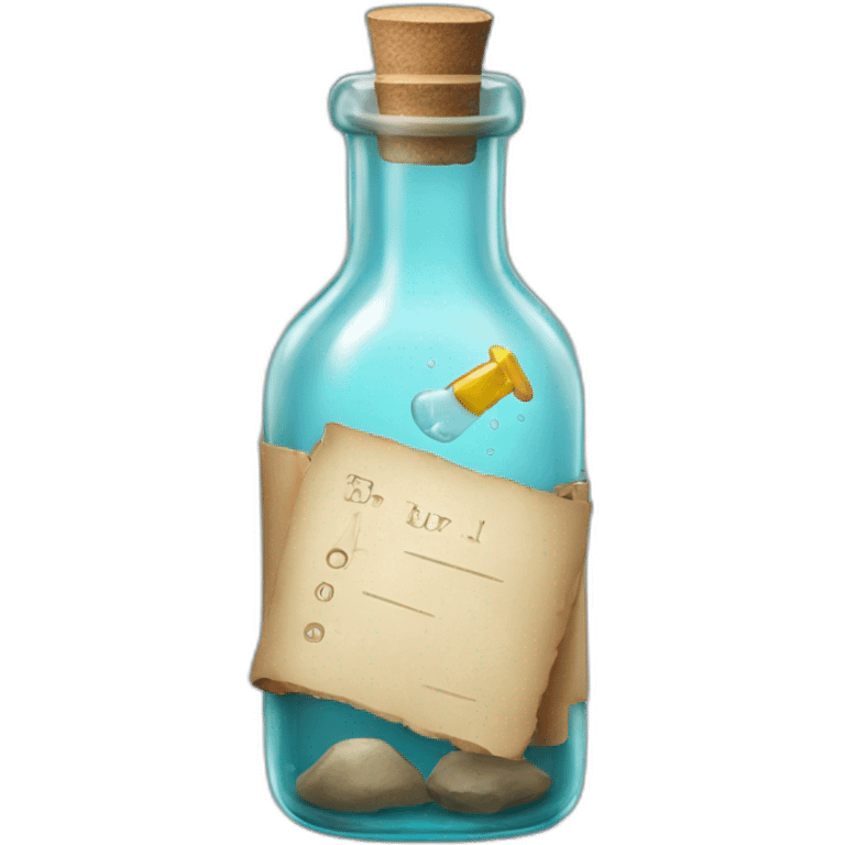 Message in a bottle emoji