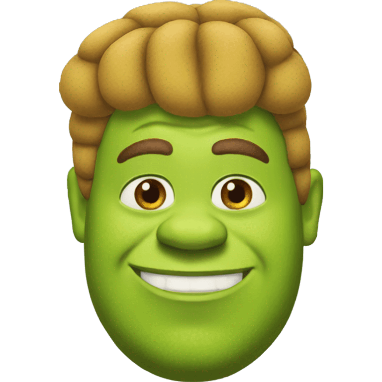 shrek hair bread emoji